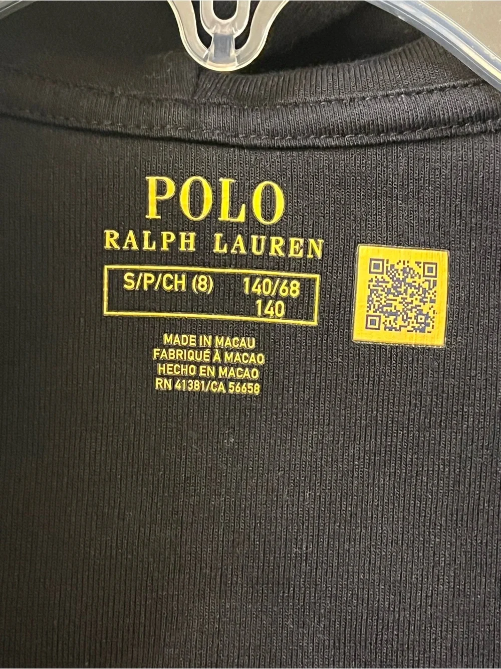 Polo by Ralph Lauren Kids Black Zip Hoodie